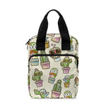 Cute Cartoon Cactus Pattern Print Bible Tote Bag