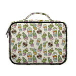 Cute Cartoon Cactus Pattern Print Briefcase Bible Bag