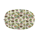 Cute Cartoon Cactus Pattern Print Car Side Mirror Covers
