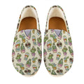 Cute Cartoon Cactus Pattern Print Casual Shoes
