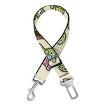 Cute Cartoon Cactus Pattern Print Dog Seat Belt