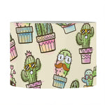 Cute Cartoon Cactus Pattern Print Drum Lamp Shade