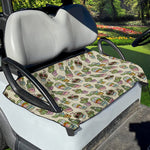 Cute Cartoon Cactus Pattern Print Golf Cart Seat Cover