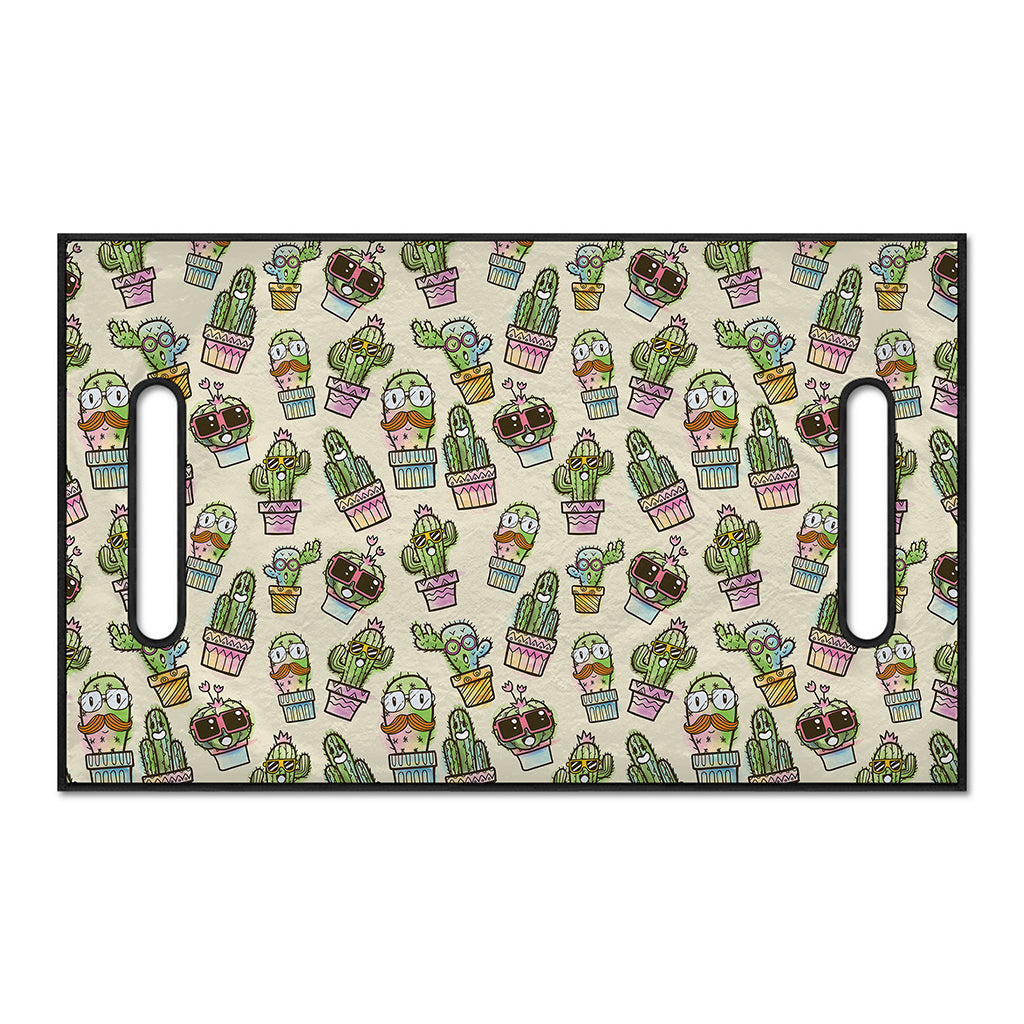 Cute Cartoon Cactus Pattern Print Golf Cart Seat Cover