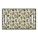 Cute Cartoon Cactus Pattern Print Golf Cart Seat Cover
