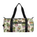 Cute Cartoon Cactus Pattern Print Gym Bag