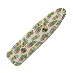 Cute Cartoon Cactus Pattern Print Ironing Board Cover