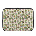 Cute Cartoon Cactus Pattern Print Laptop Sleeve
