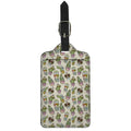 Cute Cartoon Cactus Pattern Print Luggage Tag