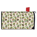 Cute Cartoon Cactus Pattern Print Mailbox Cover
