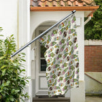 Cute Cartoon Cactus Pattern Print Polyester Flag