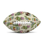 Cute Cartoon Cactus Pattern Print Rugby Ball