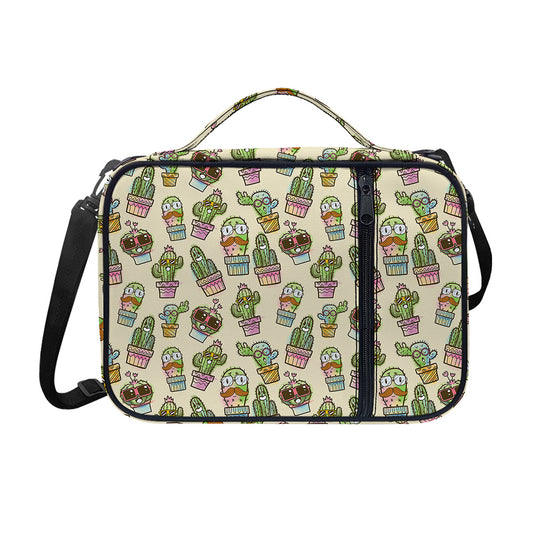 Cute Cartoon Cactus Pattern Print Shoulder Strap Bible Bag