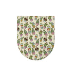 Cute Cartoon Cactus Pattern Print Toilet Lid Cover