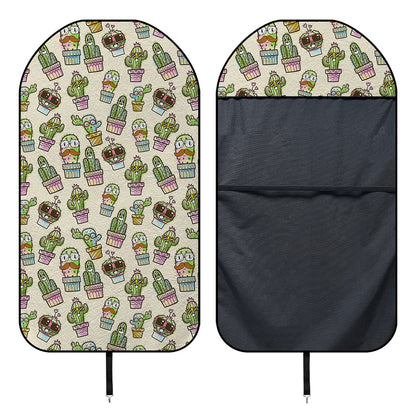 Cute Cartoon Cactus Pattern Print Waterproof Car Seat Cover