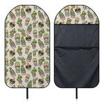 Cute Cartoon Cactus Pattern Print Waterproof Car Seat Cover