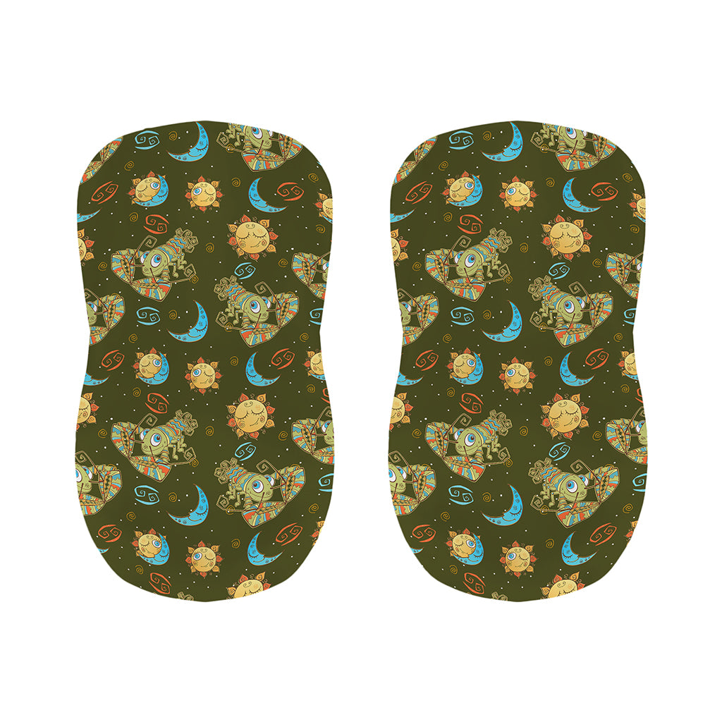 Cute Cartoon Cancer Pattern Print Bar Stool Covers