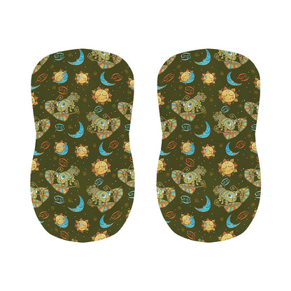 Cute Cartoon Cancer Pattern Print Bar Stool Covers