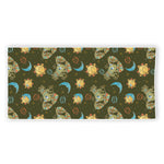 Cute Cartoon Cancer Pattern Print Beach Towel
