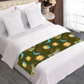 Cute Cartoon Cancer Pattern Print Bed Runner