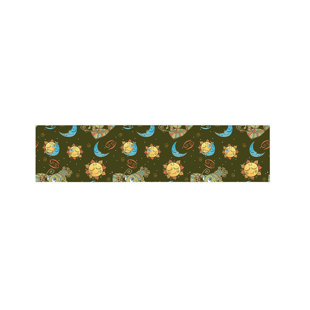 Cute Cartoon Cancer Pattern Print Bed Runner