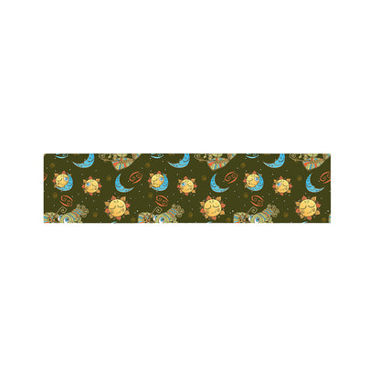 Cute Cartoon Cancer Pattern Print Bed Runner