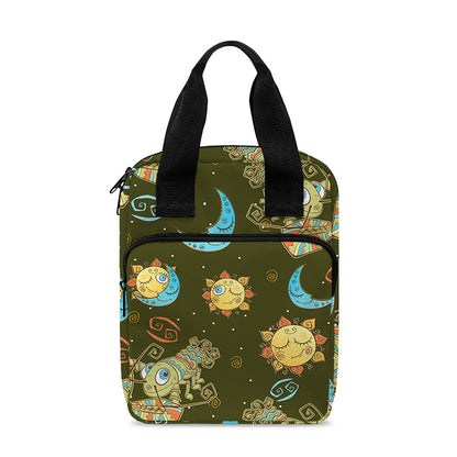 Cute Cartoon Cancer Pattern Print Bible Tote Bag
