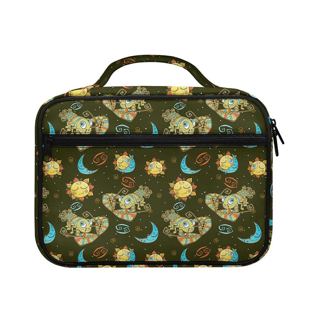Cute Cartoon Cancer Pattern Print Briefcase Bible Bag