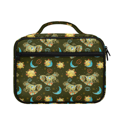 Cute Cartoon Cancer Pattern Print Briefcase Bible Bag