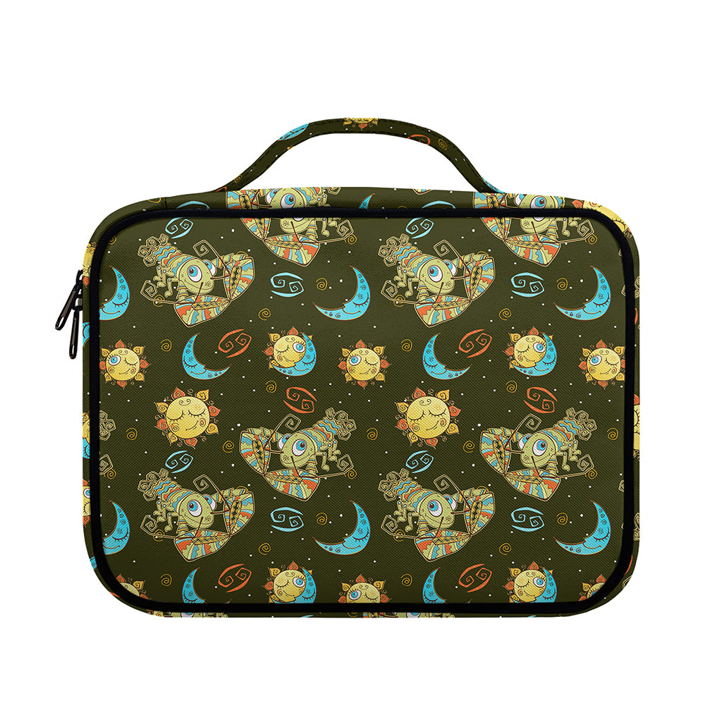 Cute Cartoon Cancer Pattern Print Briefcase Bible Bag