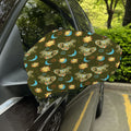 Cute Cartoon Cancer Pattern Print Car Side Mirror Covers