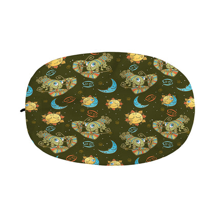 Cute Cartoon Cancer Pattern Print Car Side Mirror Covers