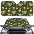 Cute Cartoon Cancer Pattern Print Car Windshield Sun Shade