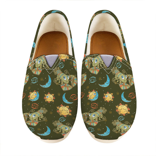 Cute Cartoon Cancer Pattern Print Casual Shoes