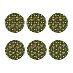 Cute Cartoon Cancer Pattern Print Coaster Set