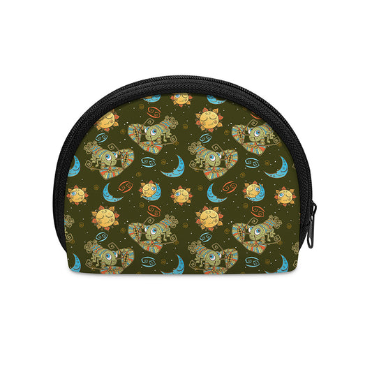 Cute Cartoon Cancer Pattern Print Coin Purse