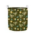 Cute Cartoon Cancer Pattern Print Collapsible Laundry Basket