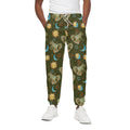 Cute Cartoon Cancer Pattern Print Cotton Sweatpants