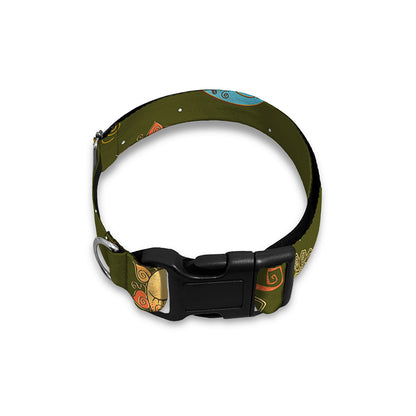 Cute Cartoon Cancer Pattern Print Dog Collar