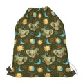 Cute Cartoon Cancer Pattern Print Drawstring Bag