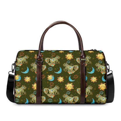 Cute Cartoon Cancer Pattern Print Duffle Bag