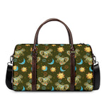 Cute Cartoon Cancer Pattern Print Duffle Bag