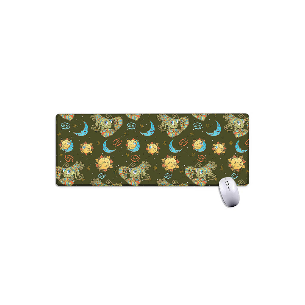 Cute Cartoon Cancer Pattern Print Extended Mouse Pad