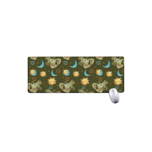 Cute Cartoon Cancer Pattern Print Extended Mouse Pad