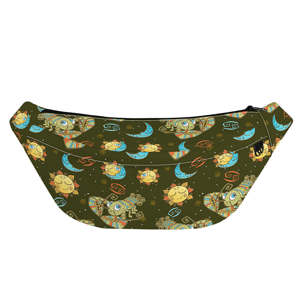 Cute Cartoon Cancer Pattern Print Fanny Pack