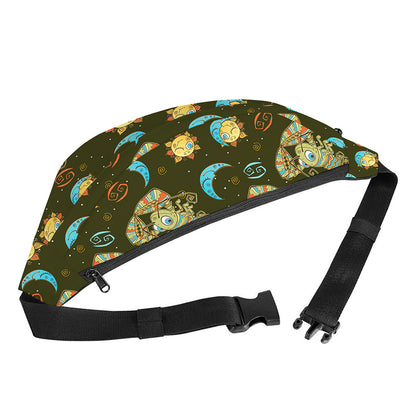 Cute Cartoon Cancer Pattern Print Fanny Pack
