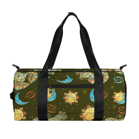 Cute Cartoon Cancer Pattern Print Gym Bag