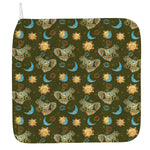 Cute Cartoon Cancer Pattern Print Hand Towel