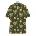Cute Cartoon Cancer Pattern Print Hawaiian Shirt