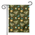 Cute Cartoon Cancer Pattern Print House Flag